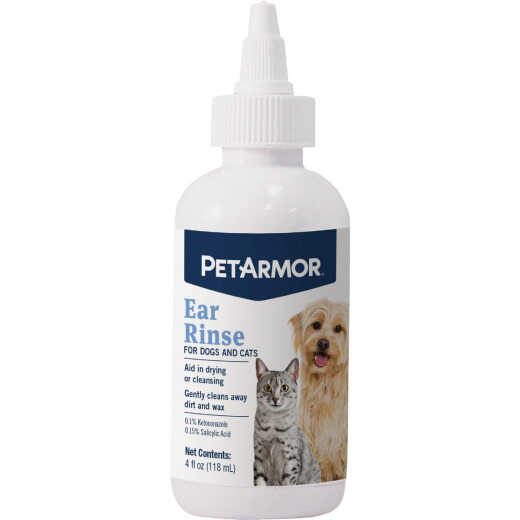 Pet Armor 4 Oz. Ear Rinse for Dogs & Cats